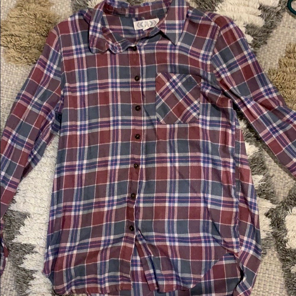 Pink Rose Flannel